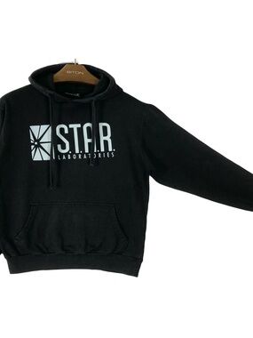 DE-LUX Hoodie M Black Star Laboratories Pocket Kangaroo
